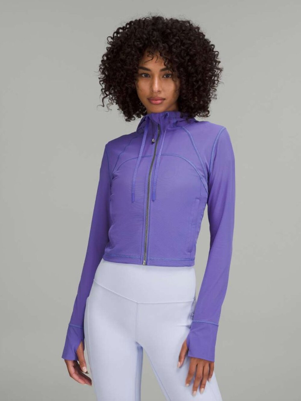 Lululemon Mesh Cropped Define Jacket - Charged Indigo